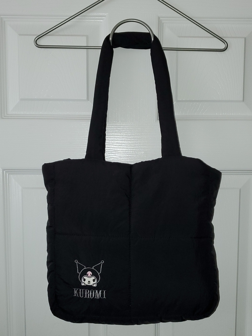 Sanrio Kuromi Black Puffer Tote Bag - Picture 10 of 10